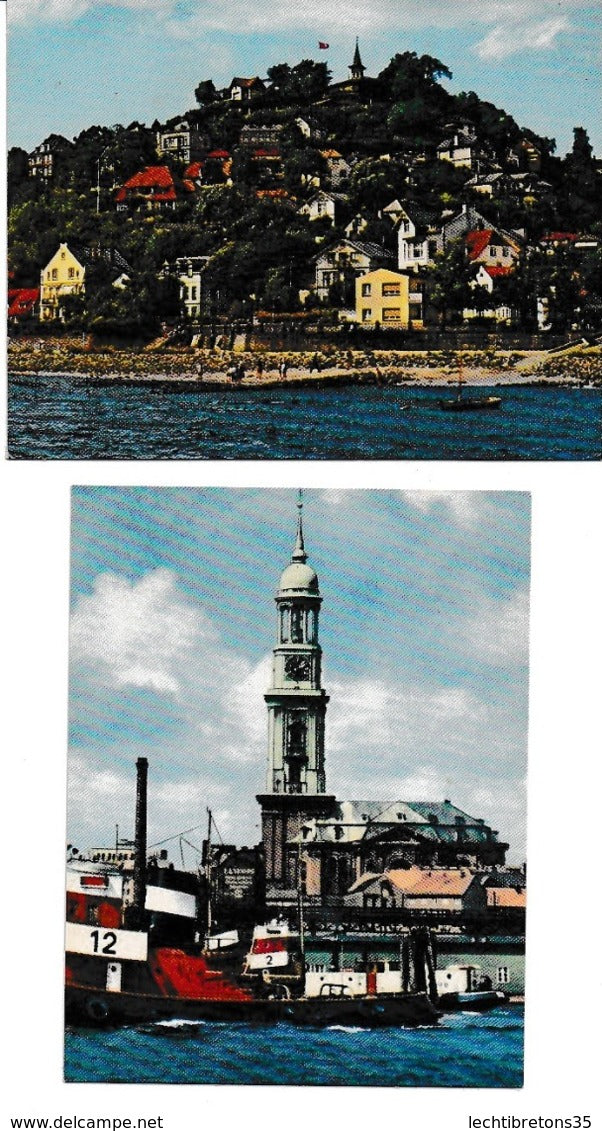 Carte postale - CARNET 10 CPA SOUVENIR HAMBURG HAMBOURG