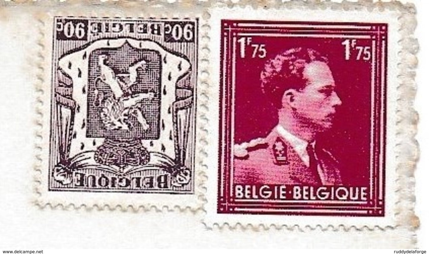 Carte postale - Duffel Eeuwenoud kasteel Ter Elst, mais timbré