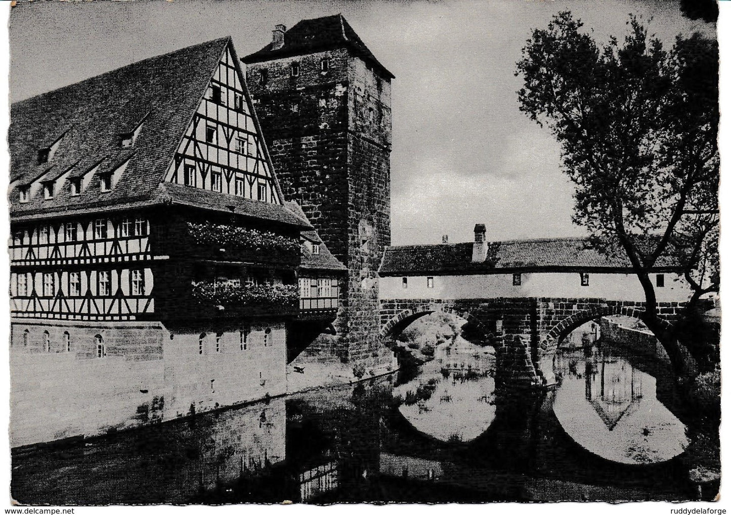 Carte postale - Nurnberg weinstadel und henkersteg