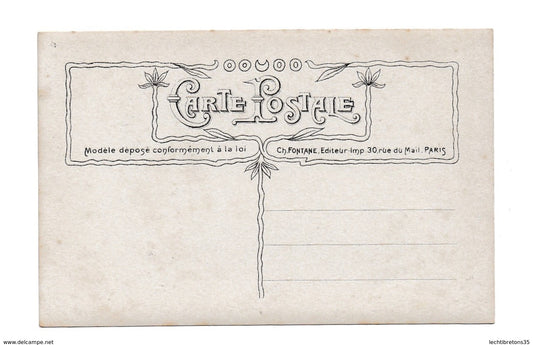 Carte postale - C. Van Loo Le Mariage 3067 croissant paris ch fontaine tableaux gravure