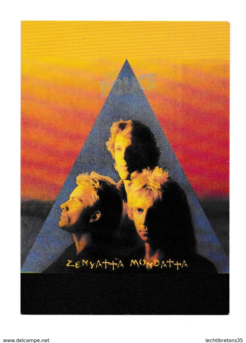 Affiche " CONCERT LP THE POLICE Zenyattà Mondatta Album de The Police STING ANDY SUMMERS
