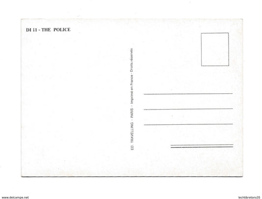 Carte postale - Affiche " CONCERT LP THE POLICE Zenyattà Mondatta Album de The Police STING ANDY SUMMERS