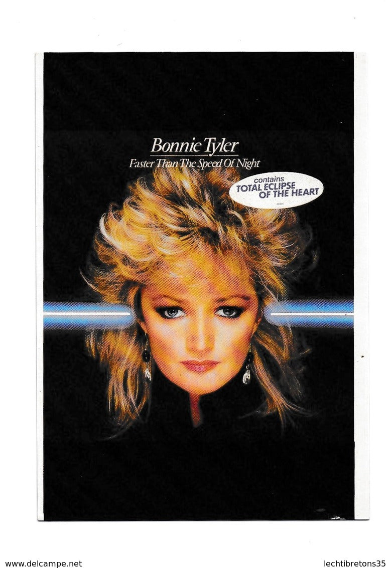 Affiche " CONCERT LP BONNIE TYLER DI 19 FASTER THAN THE SPEED OF NIGHT TOTAL ECLIPSE