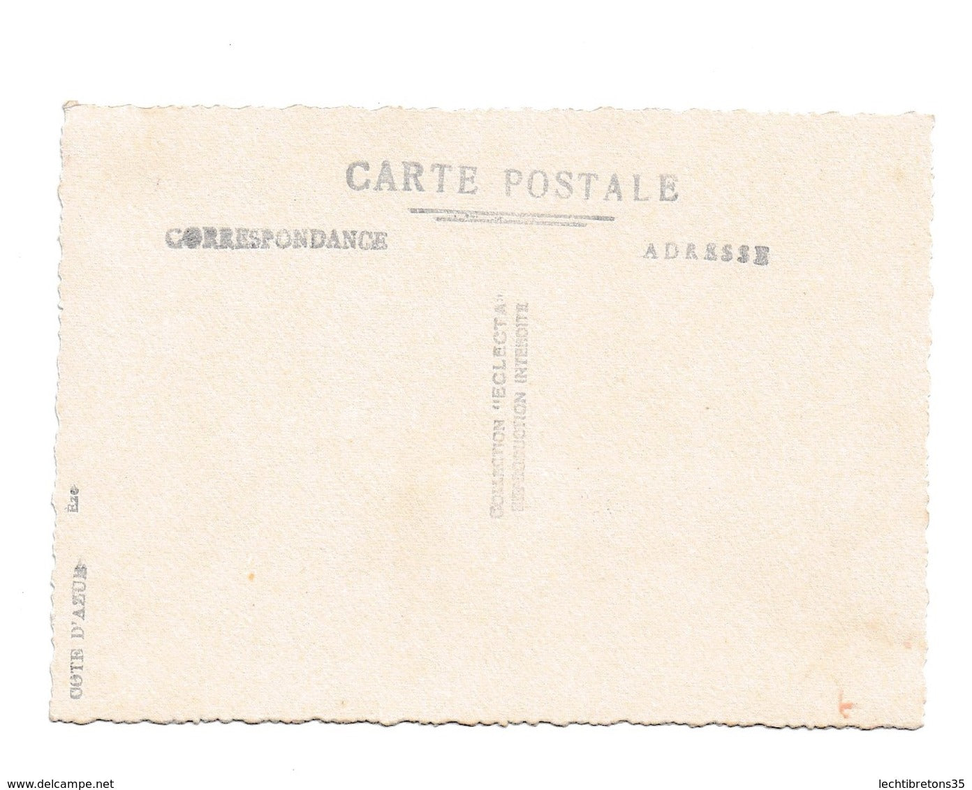 Carte postale - COTE D'AZUR EZE ECLECTA VUE GÉNÉRAL