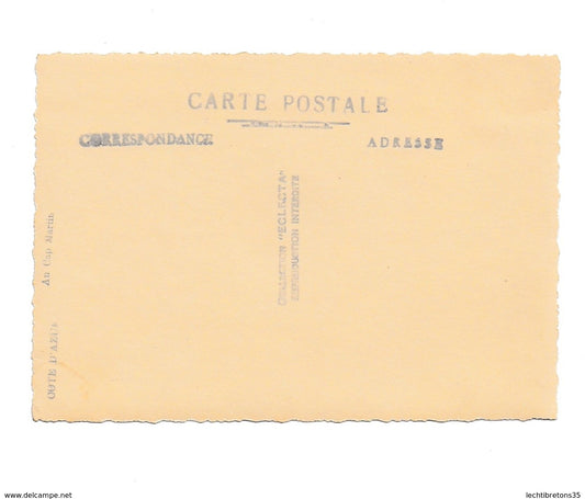 Carte postale - COTE D'AZUR CAP MARTIN ECLRCTA VUE PAYSAGE MER