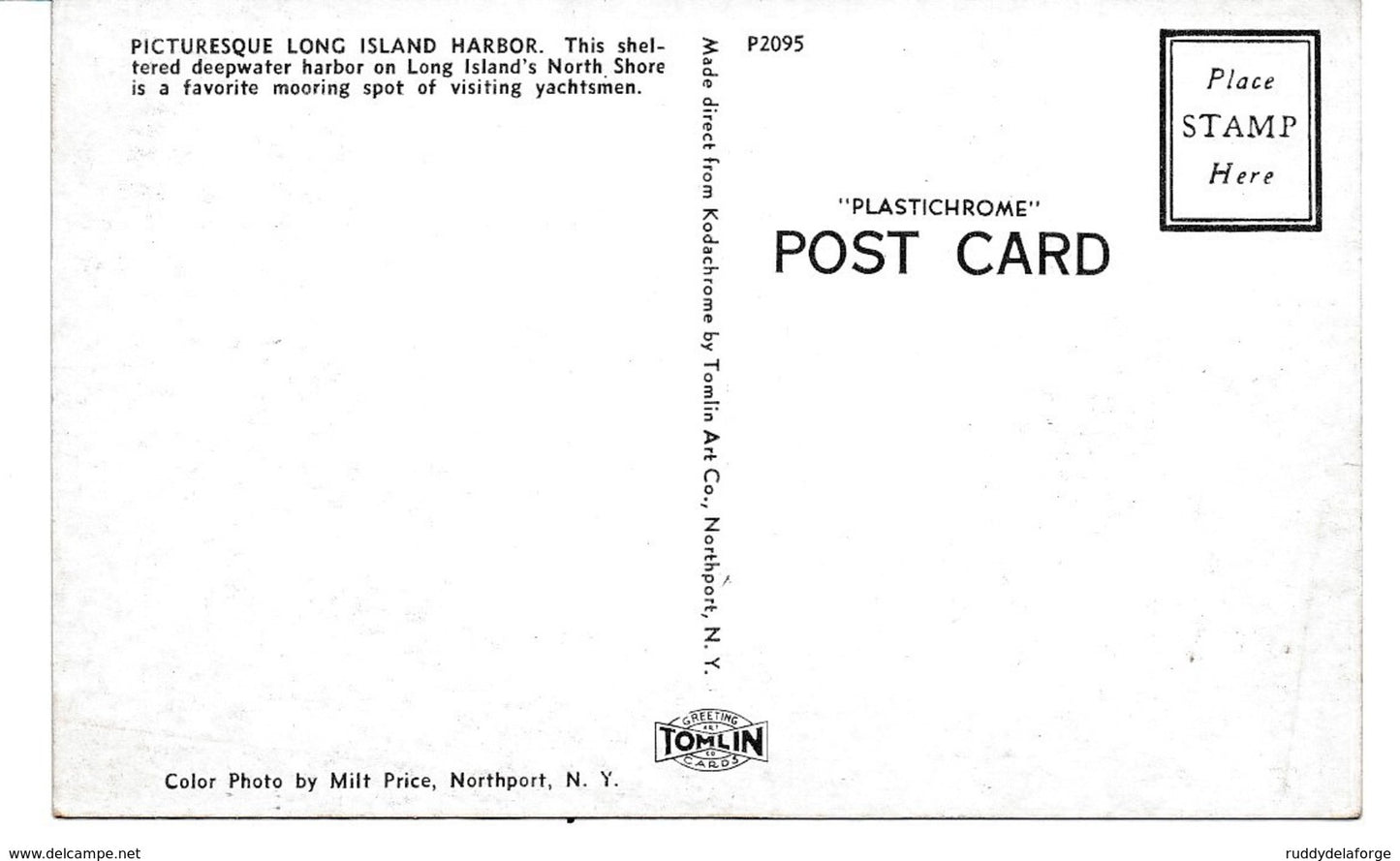 Carte postale - PICTURESQUE LONG ISLAND HARBOR