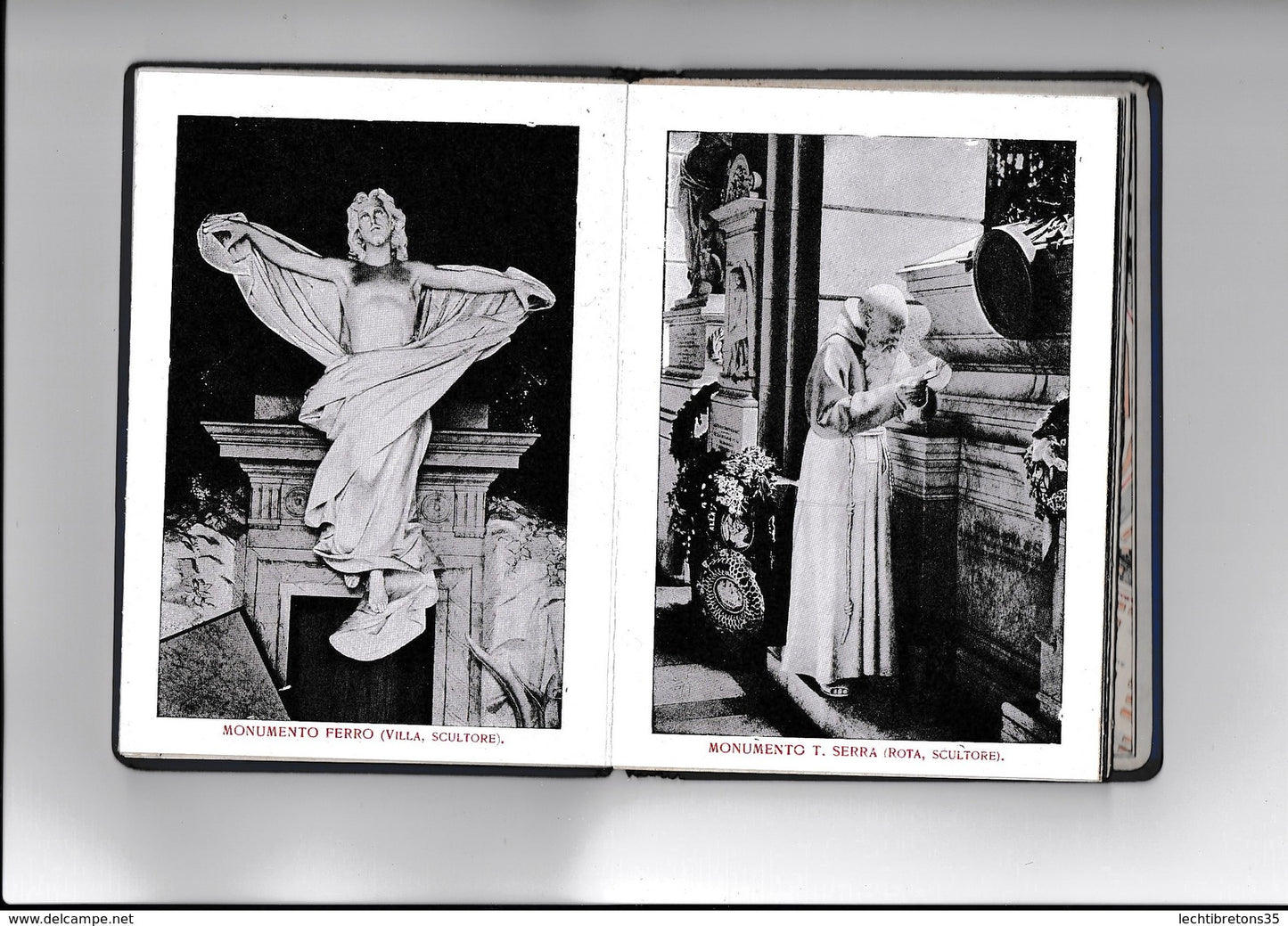 Carte postale - LIVRE Souvenir du Cimetière de Gênes