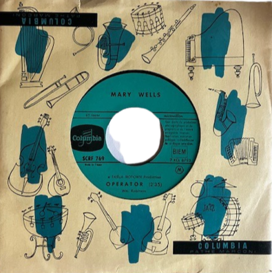 SP Mary Wells Oh Little Boy / Operator Disque Juke-box