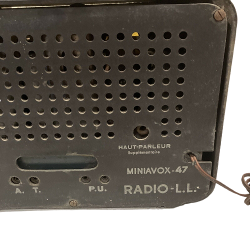 radio LL tsf miniavox 47 Bakélite A Lampe