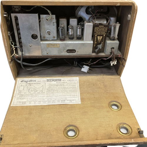 TSF RADIO ANCIENNE VINTAGE - PIZON BROS - Sky master 53 type B Lampe