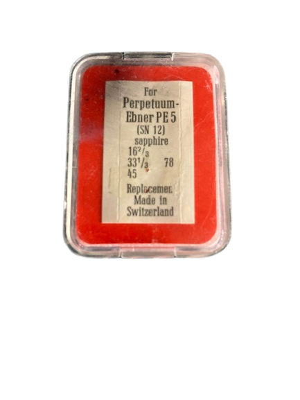 Saphir Perpetuum Ebner PE 5 ( SN12) 16 , 33 , 45 , 78 trs