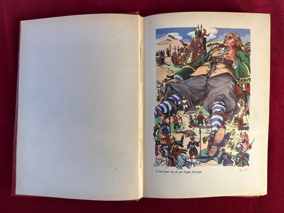 Les Voyages de Gulliver – Swift, Rouge et Or, 1948, illustré H. Dimpre