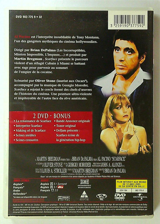 Dvd Scarface Edition Spéciale 2 Dvd Al Pacino