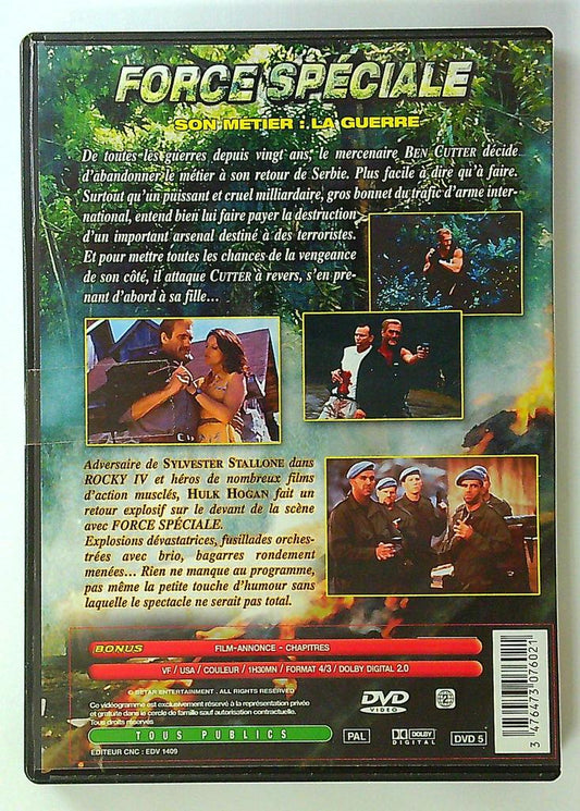 Dvd Force Spéciale Hulk Hogan Action Vf