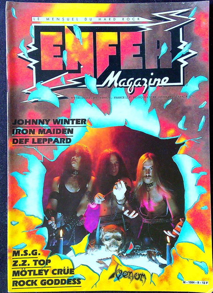 Magazine – Enfer Magazine N°8 – Musique – Vintage Hard Rock