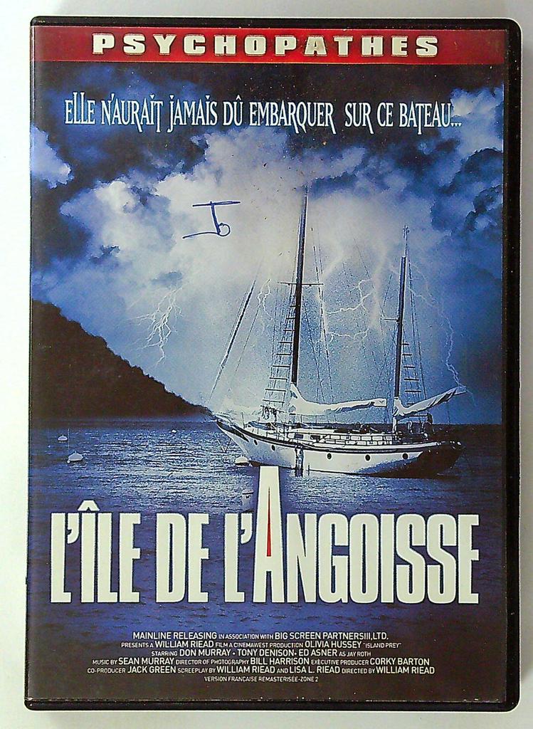 Dvd L'île de l'angoisse @psychopathes