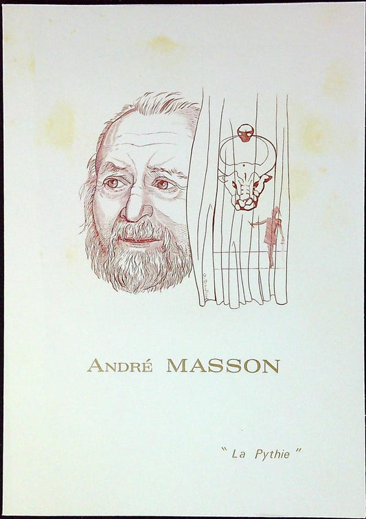 André Masson Enveloppe Dépliant Timbre 1er jour Encart Fdc Yvert et Tellier