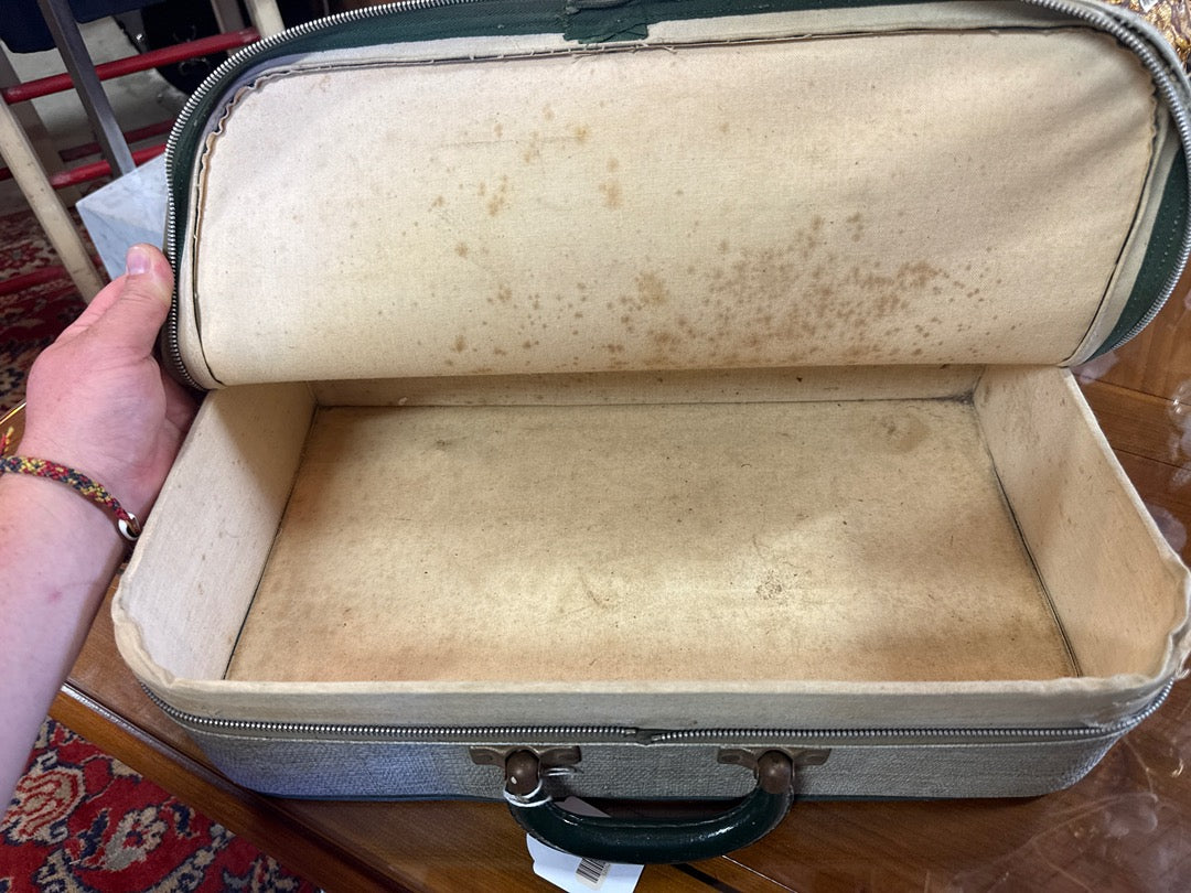 Valise vintage – Tai Route de Tahiti – Bagagerie – Toile