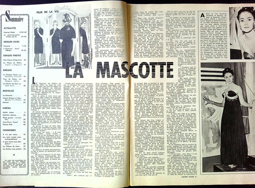Magazine Festival N° 613 – Cinéma – Vintage 1961