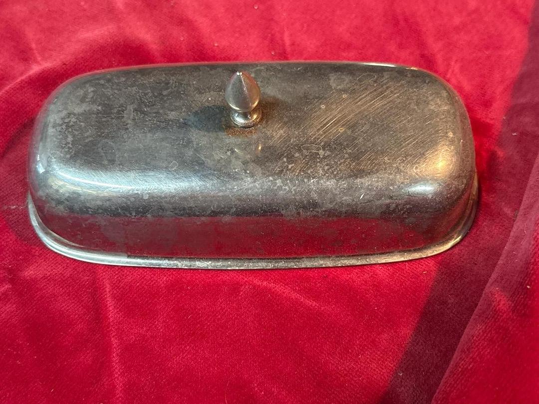 Beurrier – Denmark – Art de la table – Vintage métal argenté