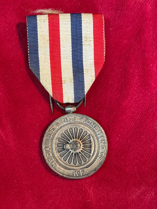 Médaille des cheminots – Georges Guiraud – Numismatique – Modèle 1942