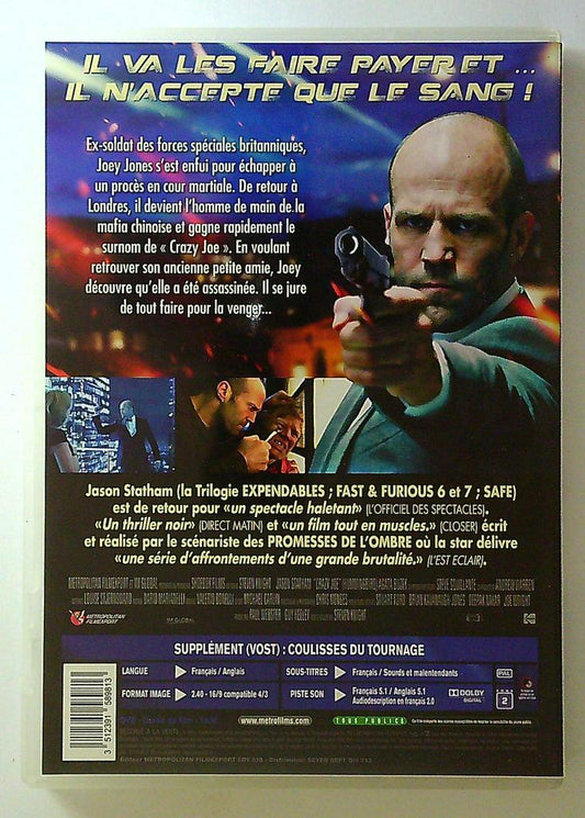Dvd Crazy Joe Jason Statham Metropolitan