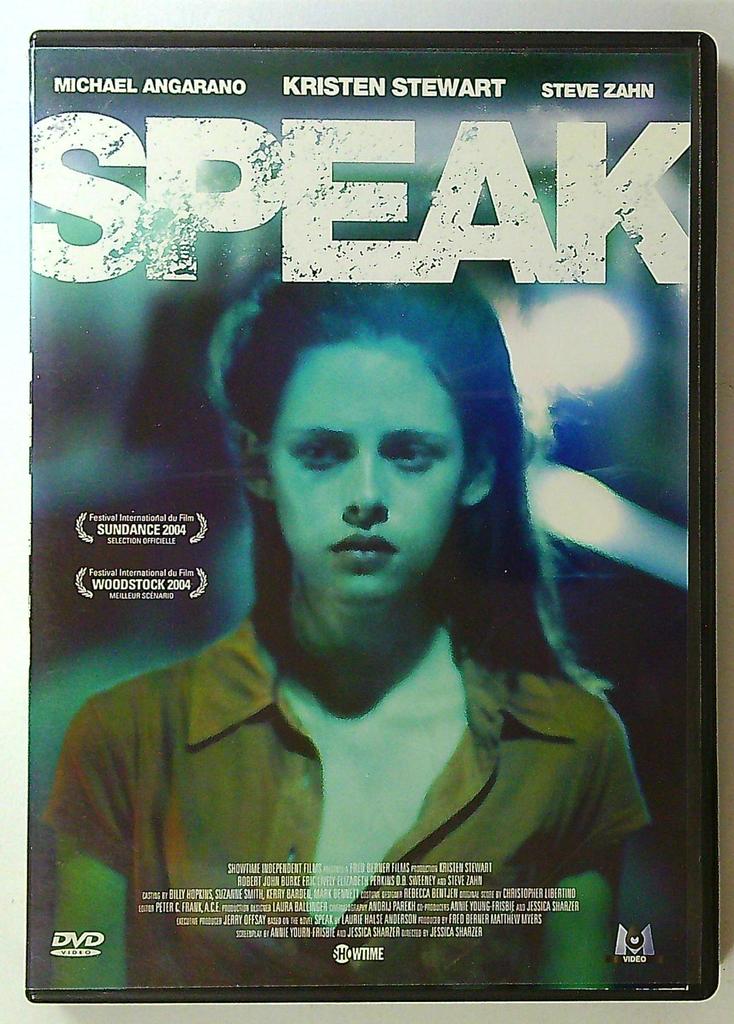 Dvd Speak film Kristen Stewart Snd drame