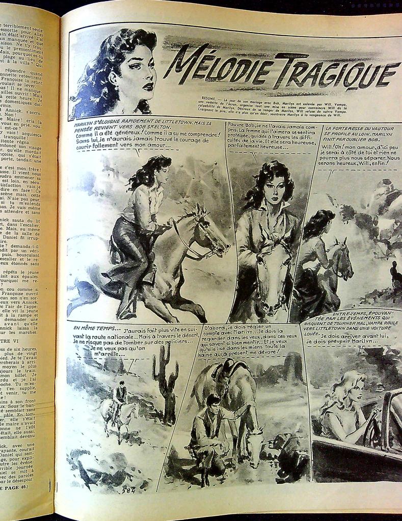 Magazine Nous Deux – N° 584 – Littérature – Roman-photos