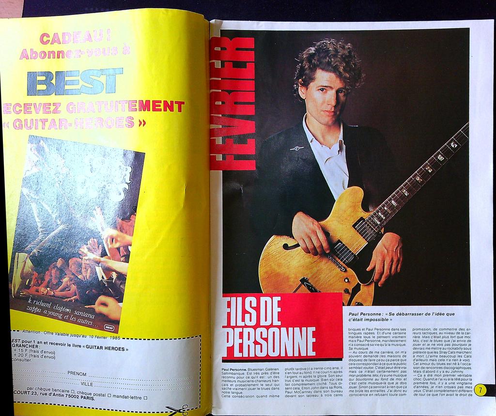 Magazine – Best n°199 – Presse – Charlélie Couture