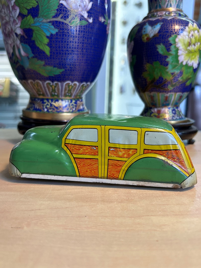 Voiture miniature Woody – Mt 3312 – Jouet – Tôle verte