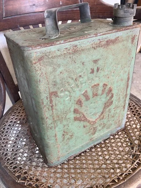 Ancien Bidon D'essence Shell Mex Bp Ltd