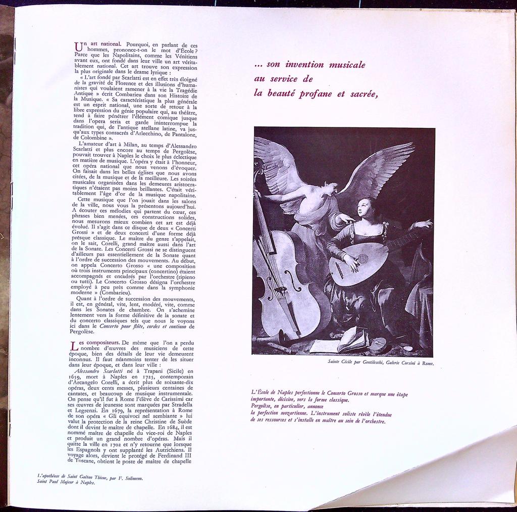Disque vinyle – Philips – Musique classique – L'école de Naples
