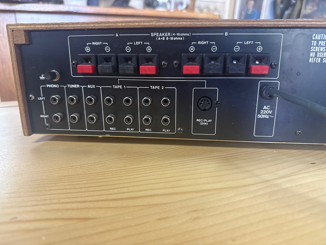 Amplificateur – Akai Am-2200 – Hi-fi – Vintage argenté
