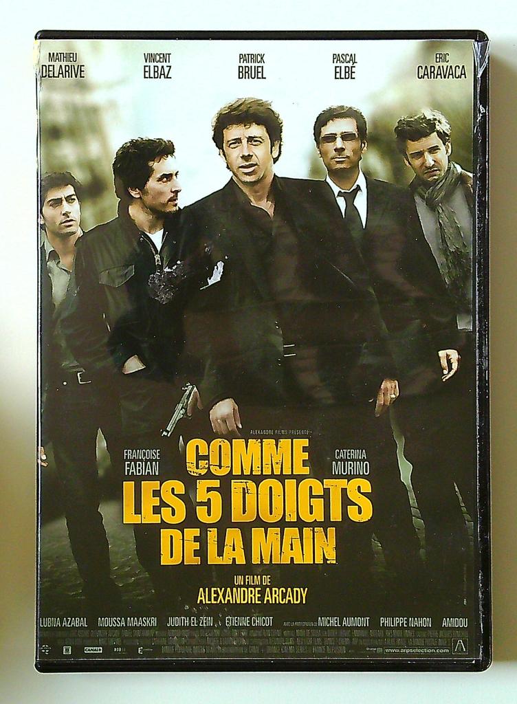 Dvd Comme les 5 doigts de la main Alexandre Arcady