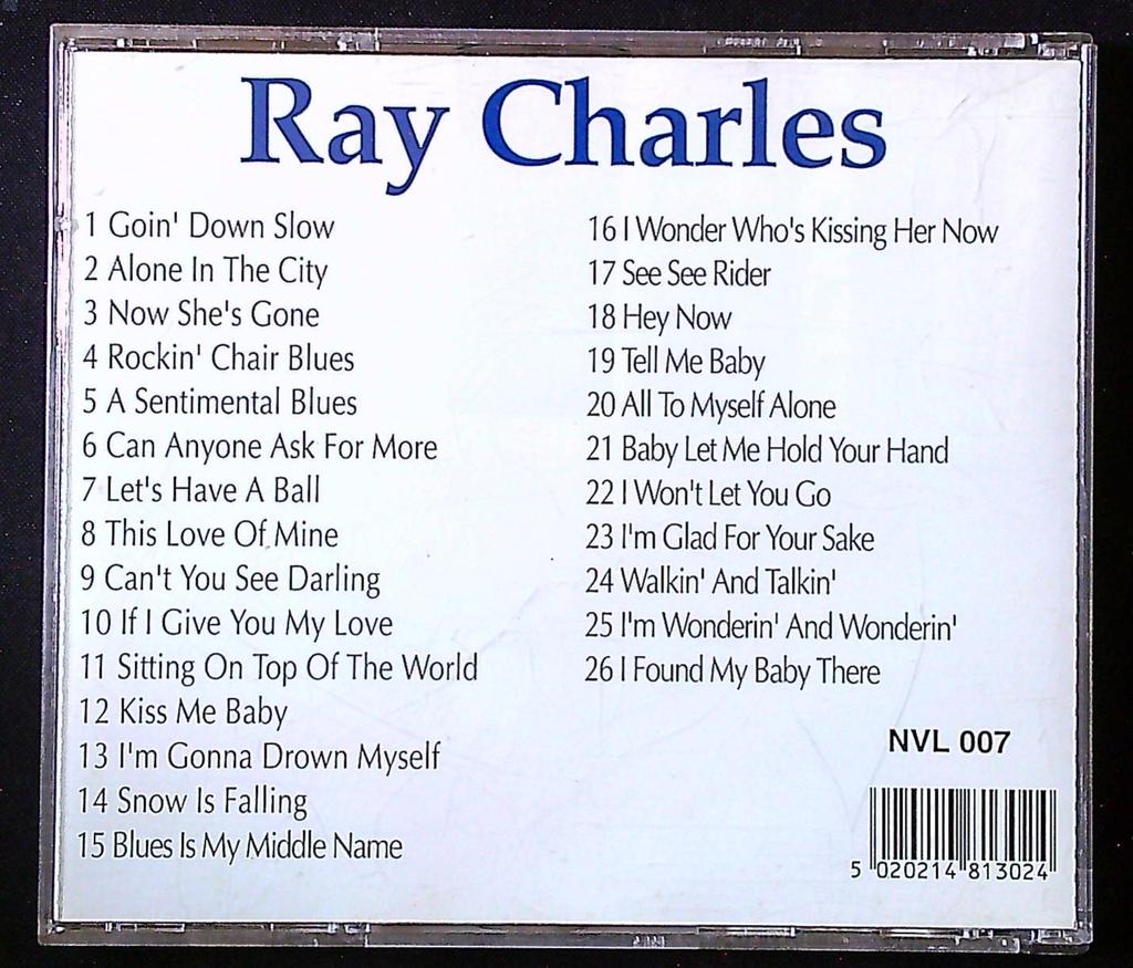Cd – Ray Charles – Musique – Blues Is My Middle Name