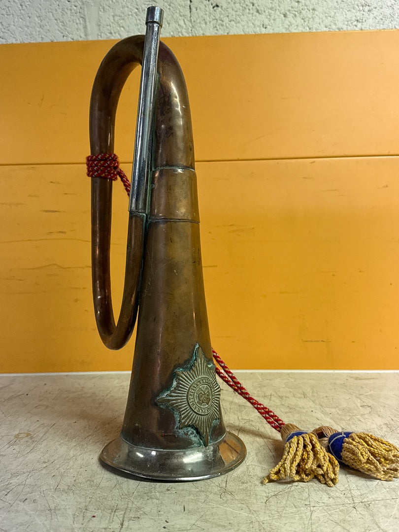 Clairon militaire – Ancien clairon en cuivre
