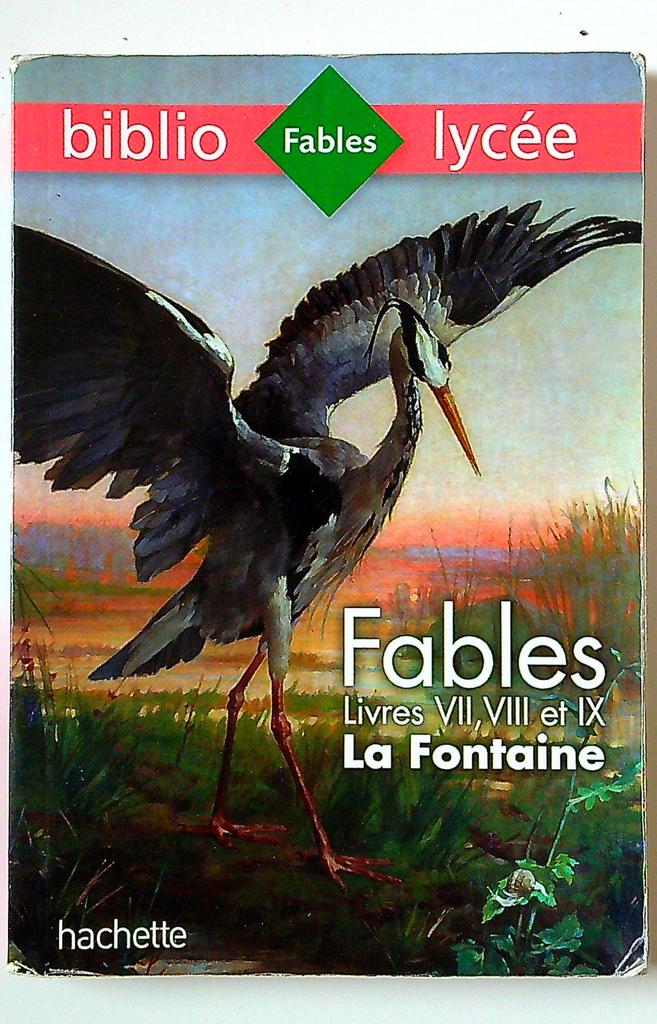 Livre Fables Jean de La Fontaine Hachette vert