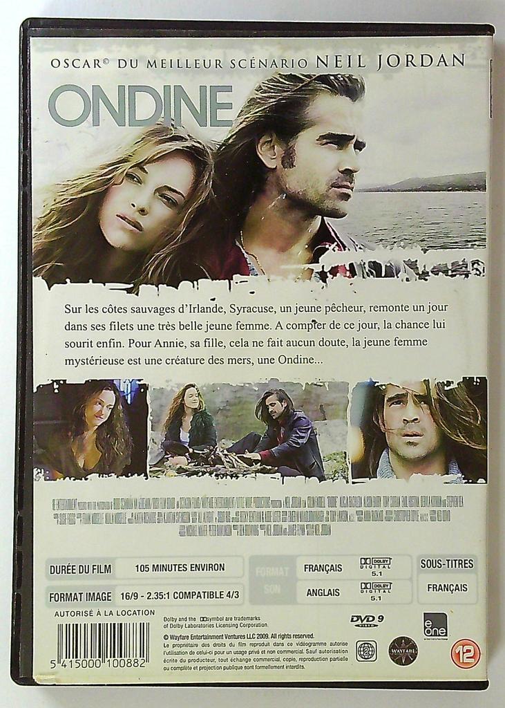 Dvd Ondine Colin Farrell film Neil Jordan
