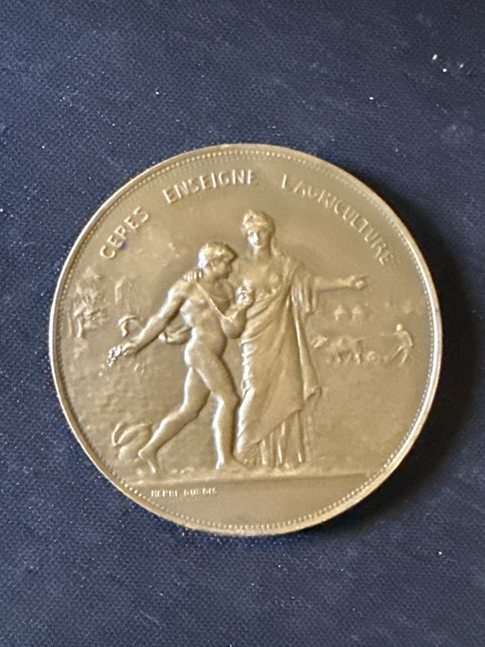Médaille – Henri Dubois – Numismatique – Cérès l'agriculture