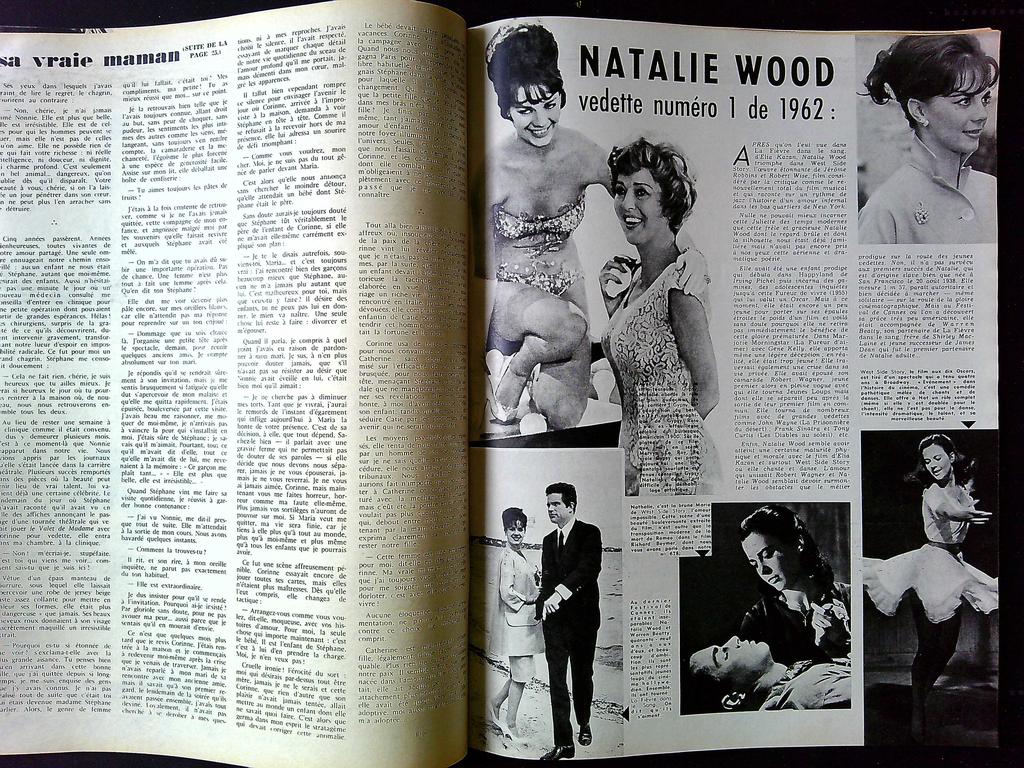Magazine Festival N° 682 – Cinéma – Natalie Wood 1962