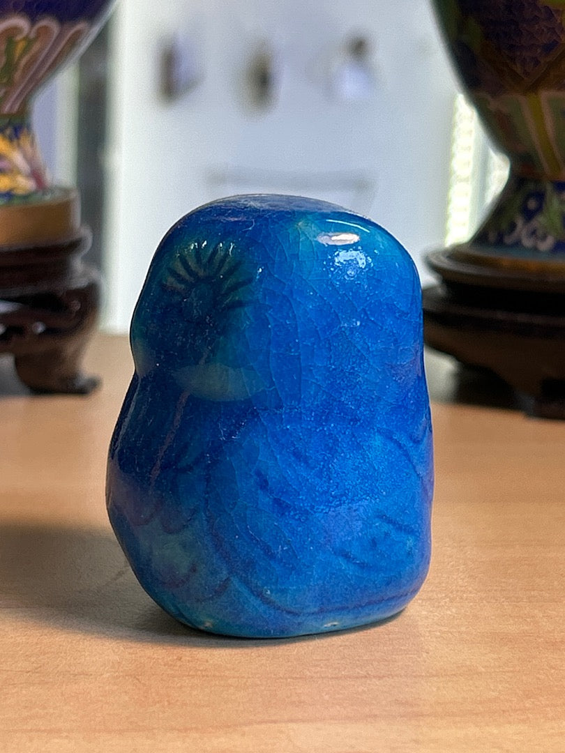 Figurine chouette / hibou céramique