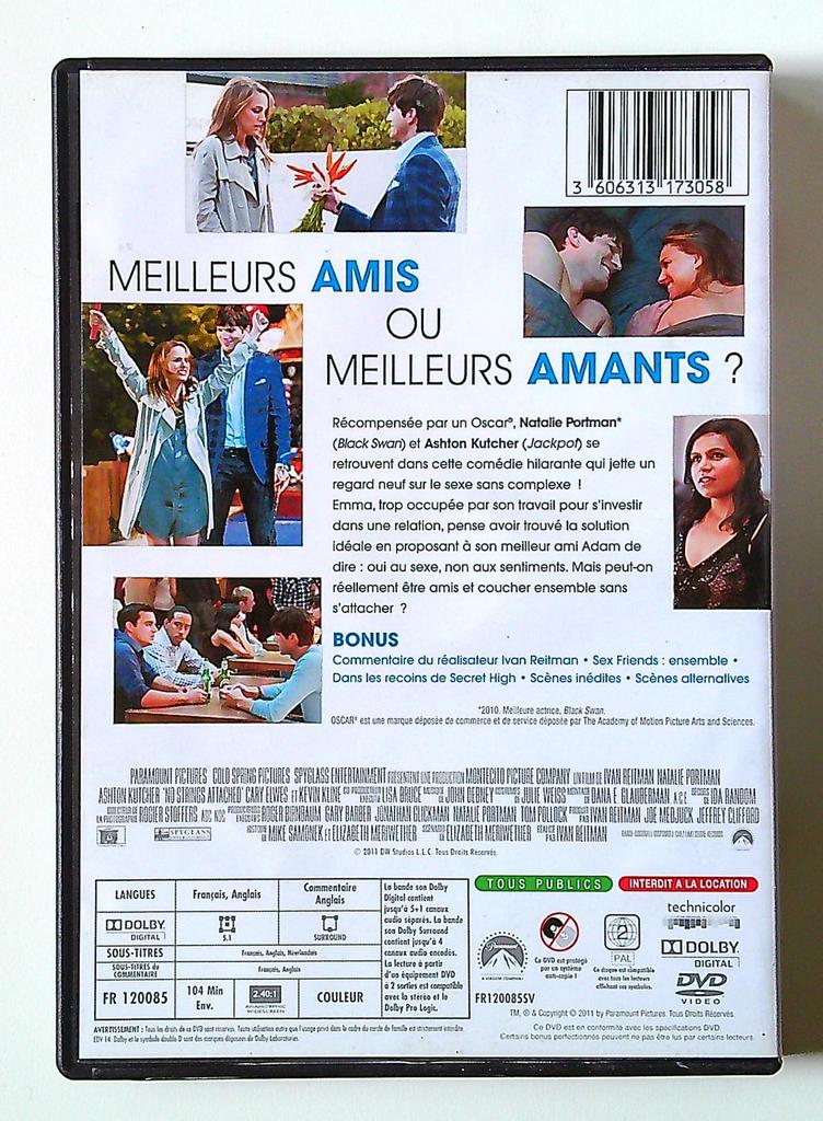 Dvd Sex Friends Natalie Portman Ashton Kutcher