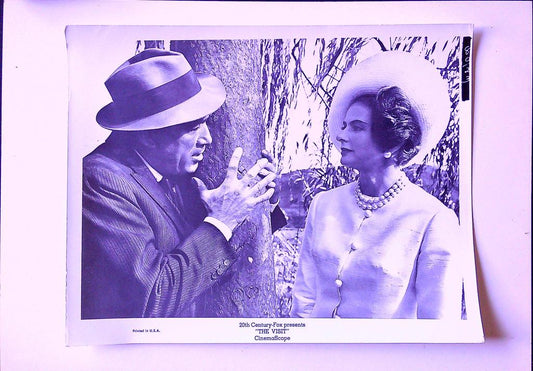 Photo publicitaire originale The Visit Anthony Quinn Ingrid Bergman