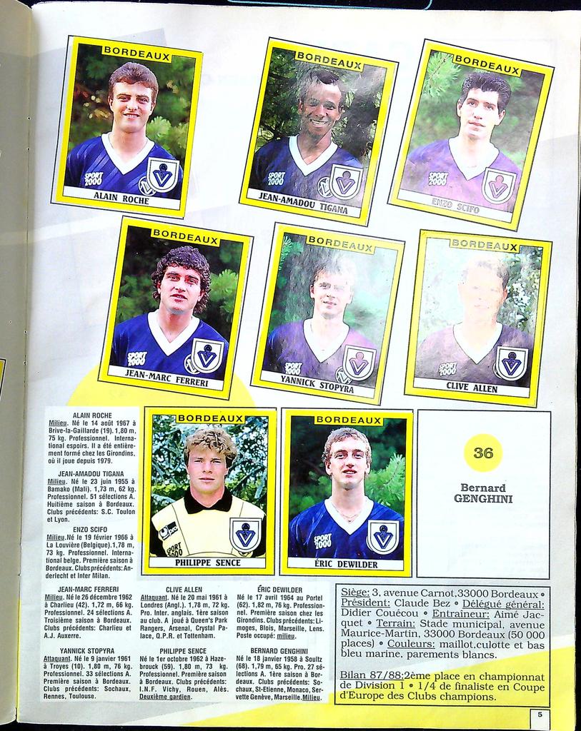 Album Panini Foot 89