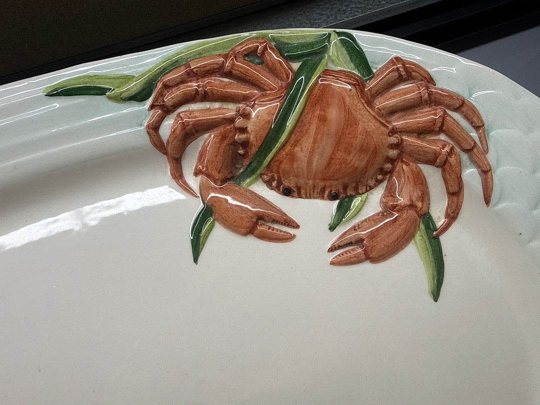 Service soupière – Fitz & Floyd – Plat – Crabe et homard