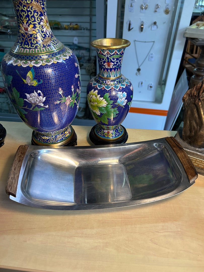 Plat de service – Lundtofte – Art de la table – Inox et teck
