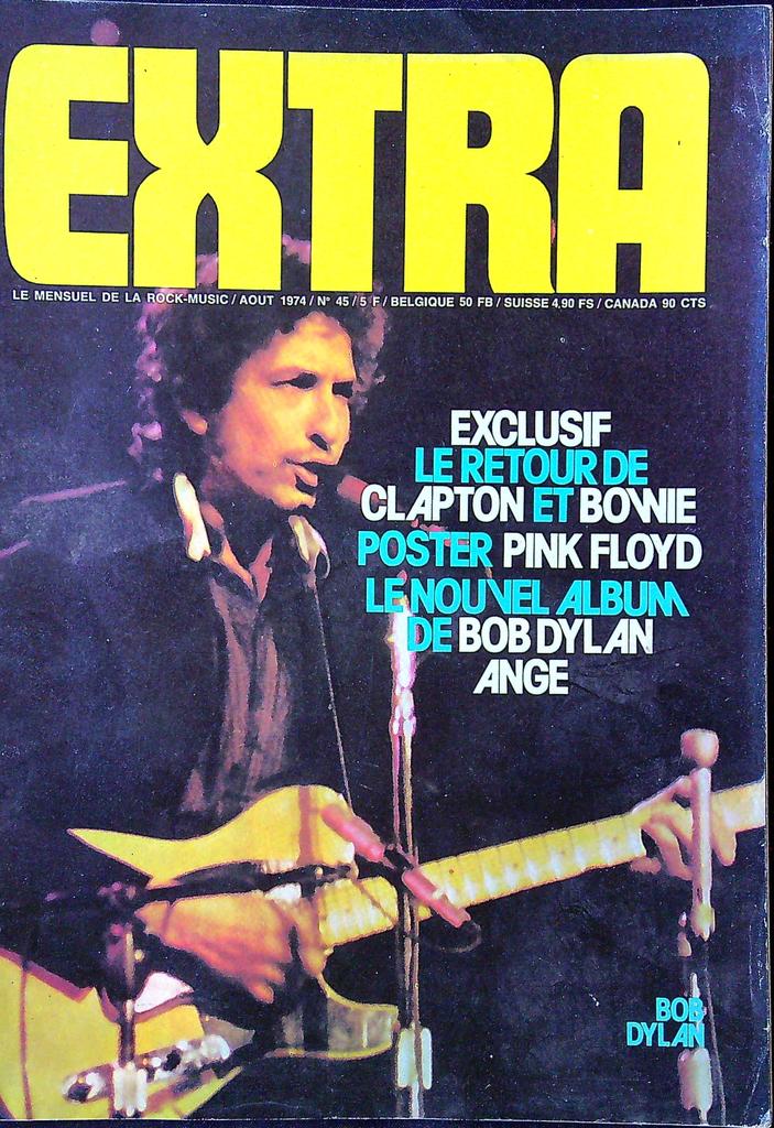 Magazine – Extra N°45 – Musique – Rock Bob Dylan Bowie