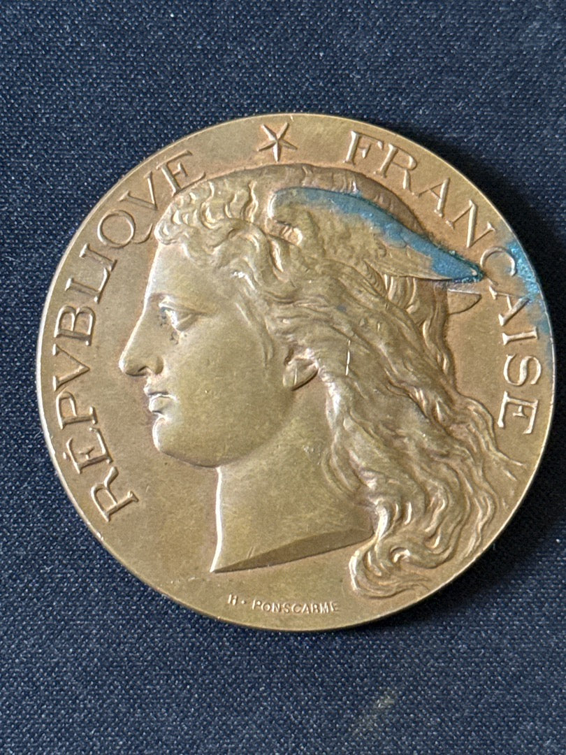 Médaille – H. Ponscarme – Numismatique – Rennes 1897