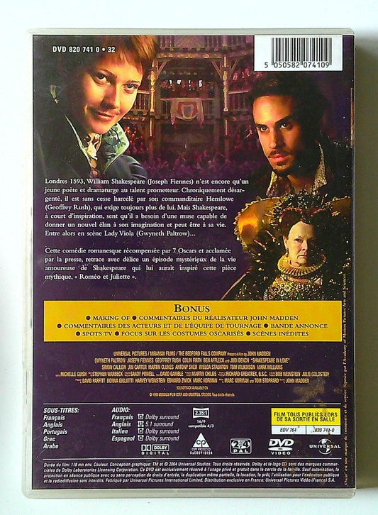 Dvd Shakespeare in Love universal