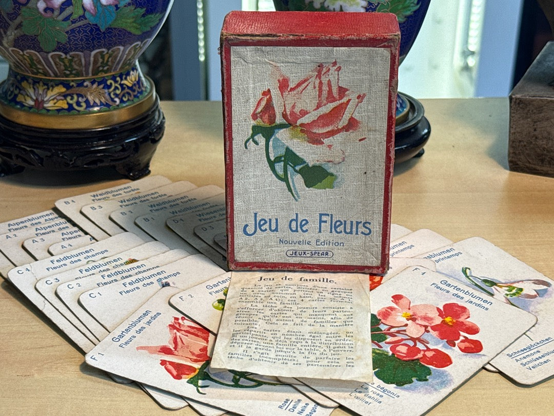 Jeu de cartes – Jeux-spear – Collection – Jeu de Fleurs rouge 7 familles